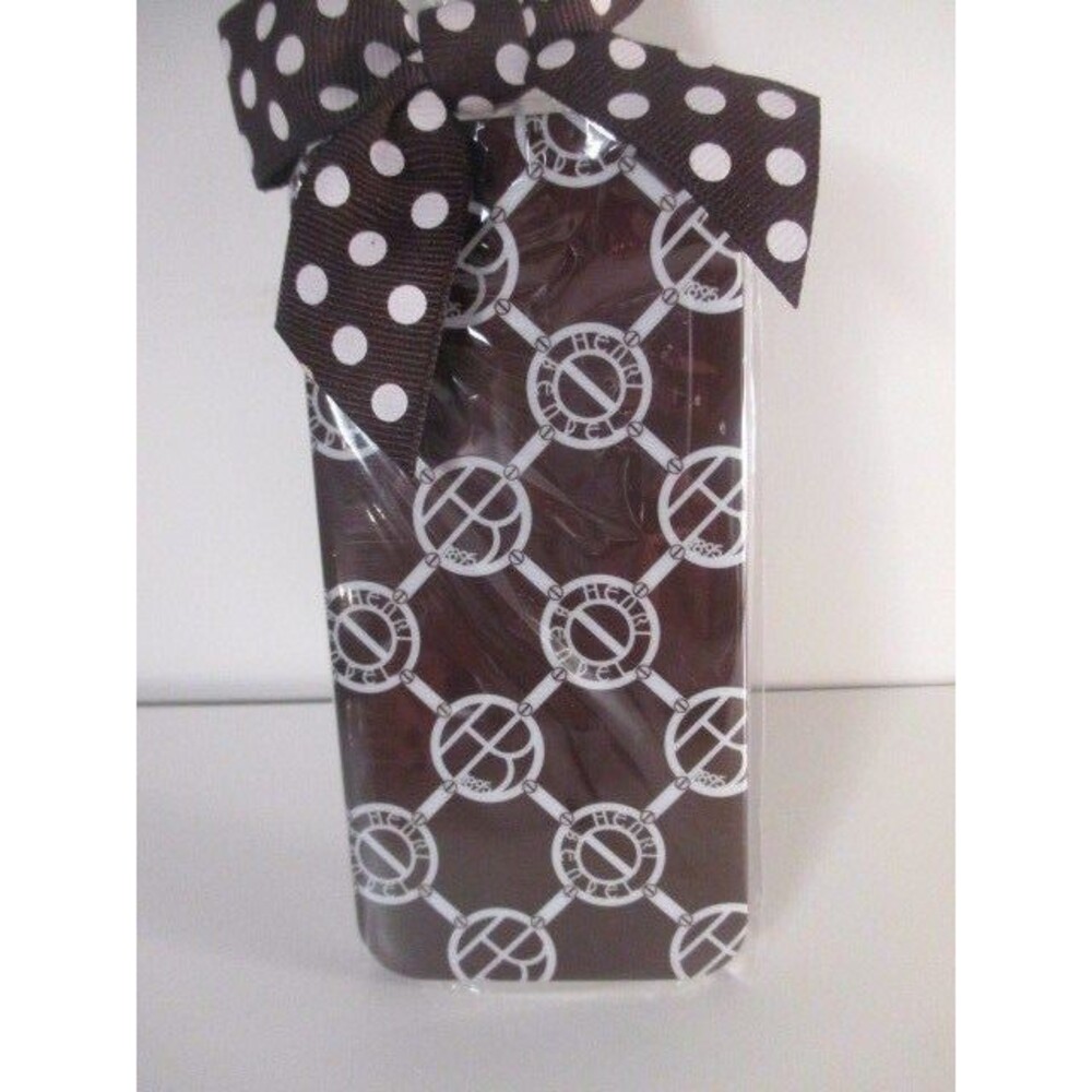 Henri Bendel Brown Monogram Case for iPhone 5 Cell Phone Case NWT $38 VINTAGE